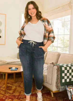 Casual Loose Straight-Leg Jeans for Women