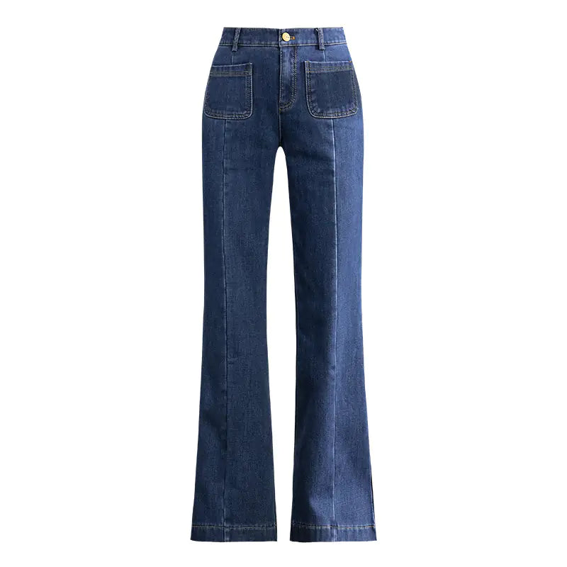 High Waist Flared Wide Leg Jeans for Women