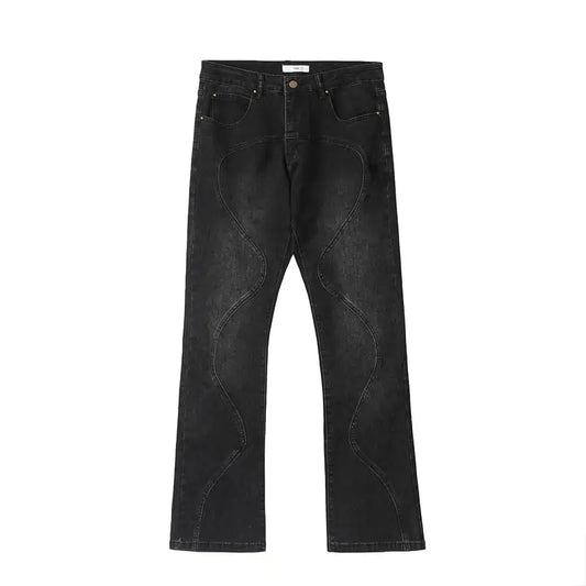 Distressed Loose Straight Leg Jeans for Women