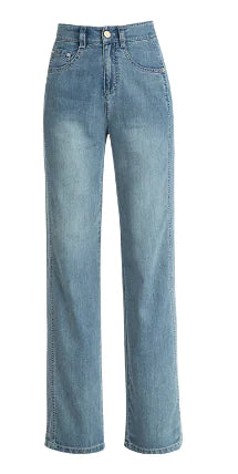 Vintage Blue Wide Leg Jeans for Women