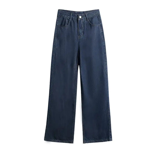 Vintage Distressed High Waist Jeans for Women
